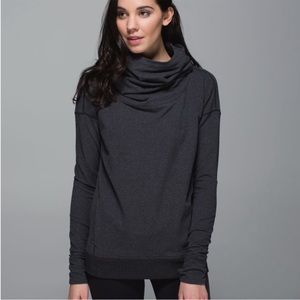 Lululemon Stress Less Turtleneck Cowl Sweatshirt with Kangaroo Pouch pocket 8
